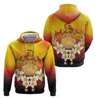 Tahiti Heiva Festival Hoodie Tahitian Vahine Plumeria Flowers LT05 - Polynesian Pride