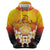 Tahiti Heiva Festival Hoodie Tahitian Vahine Plumeria Flowers