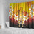 Tahiti Heiva Festival Shower Curtain Tahitian Vahine Plumeria Flowers