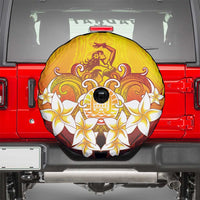 Tahiti Heiva Festival Spare Tire Cover Tahitian Vahine Plumeria Flowers LT05 - Polynesian Pride