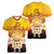Tahiti Heiva Festival Women V-Neck T-Shirt Tahitian Vahine Plumeria Flowers
