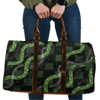 Hawaiian Quilt Travel Bag Pele Hair Hinahina Lei Black Version LT05 Black - Polynesian Pride