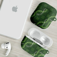 Hawaiian Quilt AirPods Case Pele Hair Hinahina Lei Green Version LT05 - Polynesian Pride