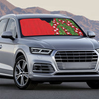 Tonga Language Week Auto Sun Shade Heilala Floral Red