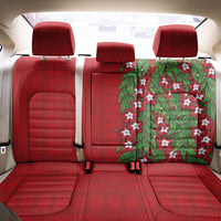 Tonga Language Week Back Car Seat Cover Heilala Floral Red