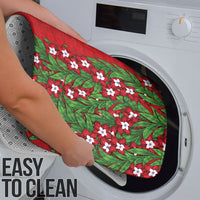Tonga Language Week Bathroom Set Heilala Floral Red