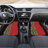 Tonga Language Week Car Mats Heilala Floral Red