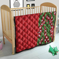 Tonga Language Week Quilt Heilala Floral Red