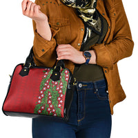Tonga Language Week Shoulder Handbag Heilala Floral Red