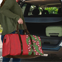 Tonga Language Week Travel Bag Heilala Floral Red