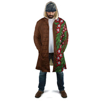 Tonga Language Week Cloak Heilala Floral Brown