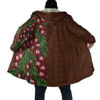 Tonga Language Week Cloak Heilala Floral Brown