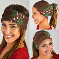 Tonga Language Week Neck Gaiter Heilala Floral Brown