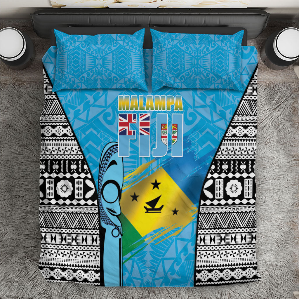 Malampa Fiji Day 2026 Bedding Set Unique Style LT05 Blue - Polynesian Pride