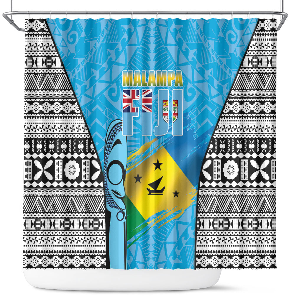 Malampa Fiji Day 2026 Shower Curtain Unique Style