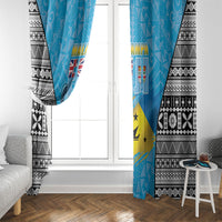 Malampa Fiji Day 2026 Window Curtain Unique Style LT05 - Polynesian Pride