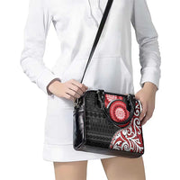 New Zealand Red Maori Koru Simple Style Shoulder Handbag