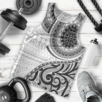 New Zealand White Maori Koru Simple Style Men Tank Top