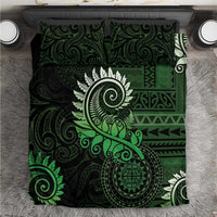 New Zealand Maori Koru Fern Bedding Set Spiral Polynesian Style Green LT05 Green - Polynesian Pride