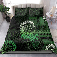 New Zealand Maori Koru Fern Bedding Set Spiral Polynesian Style Green LT05 - Polynesian Pride