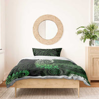 New Zealand Maori Koru Fern Bedding Set Spiral Polynesian Style Green LT05 - Polynesian Pride