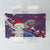 New Zealand Christmas Tablecloth Haka Fern Santa Tiki Meri Kirihimete LT05 Blue - Polynesian Pride