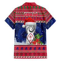 Guam Christmas Family Matching Summer Maxi Dress and Hawaiian Shirt Guaman Seal Poinsettia Felis Pasgua LT05 - Polynesian Pride