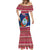 Guam Christmas Mermaid Dress Guaman Seal Poinsettia Felis Pasgua LT05 - Polynesian Pride