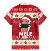 Hawaii Funny Christmas Family Matching Mermaid Dress and Hawaiian Shirt Spam Musubi Santa LT05 - Polynesian Pride