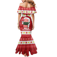 Hawaii Funny Christmas Mermaid Dress Spam Musubi Santa LT05 - Polynesian Pride