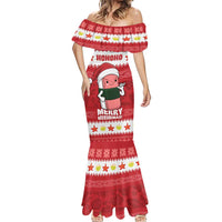 Hawaii Funny Christmas Mermaid Dress Spam Musubi Santa LT05 - Polynesian Pride