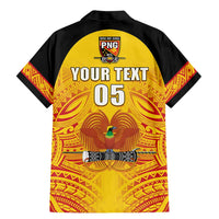 Papua New Guinea Rugby Custom Family Matching Mermaid Dress and Hawaiian Shirt Kumul Pride Go Champions LT05 - Polynesian Pride
