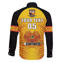 Papua New Guinea Rugby Custom Family Matching Short Sleeve Bodycon Dress and Hawaiian Shirt Kumul Pride Go Champions LT05 - Polynesian Pride