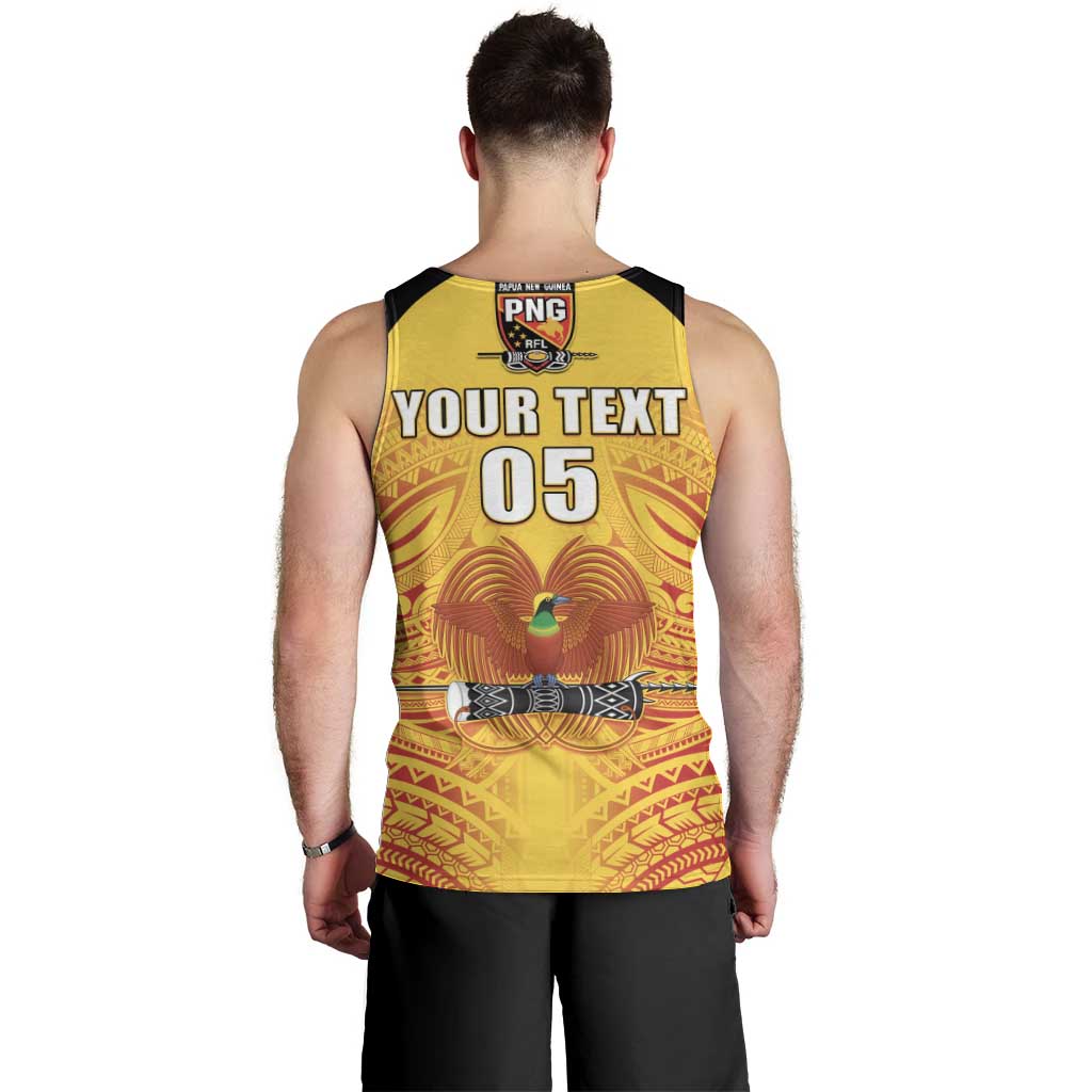 Papua New Guinea Rugby Custom Men Tank Top Kumul Pride Go Champions