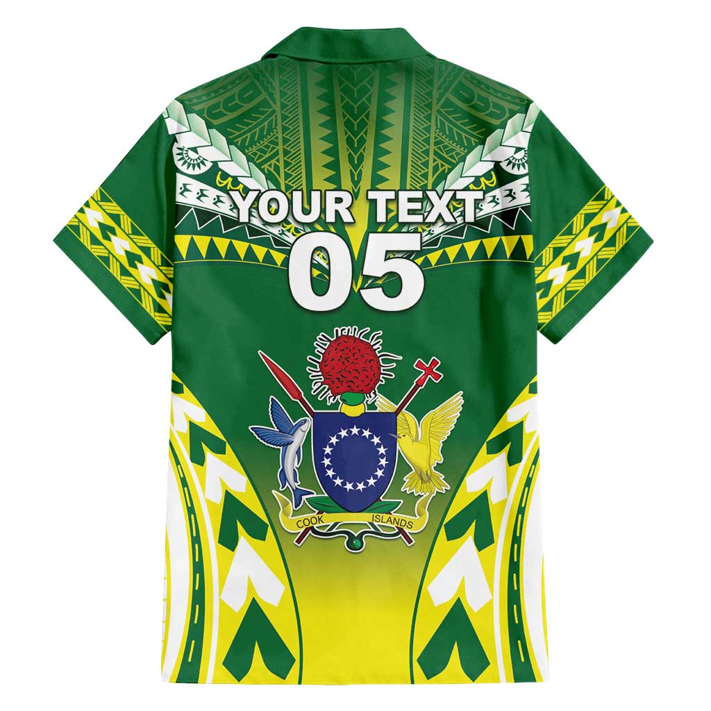 Cook Islands Rugby Custom Family Matching Off Shoulder Maxi Dress and Hawaiian Shirt The Kukis Go Champions LT05 - Polynesian Pride