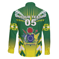 Cook Islands Rugby Custom Family Matching Summer Maxi Dress and Hawaiian Shirt The Kukis Go Champions LT05 - Polynesian Pride