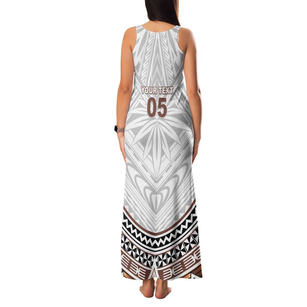 Fiji Rugby Custom Family Matching Tank Maxi Dress and Hawaiian Shirt Fijian Bati Go Champions LT05 - Polynesian Pride