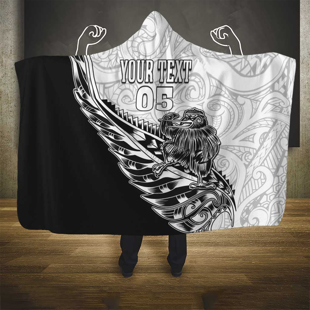 New Zealand Kiwi Rugby Custom Hooded Blanket Go Champions Maori Pattern LT05 - Polynesian Pride