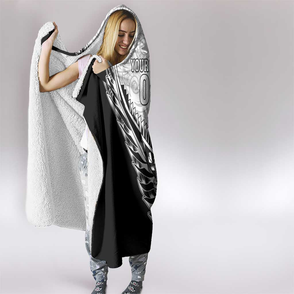 New Zealand Kiwi Rugby Custom Hooded Blanket Go Champions Maori Pattern LT05 - Polynesian Pride