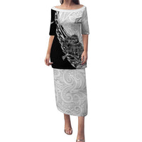 New Zealand Kiwi Rugby Custom Puletasi Go Champions Maori Pattern