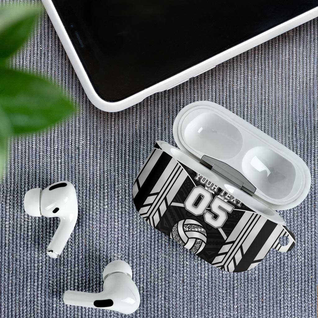 Custom Polynesia Beach Volleyball AirPods Case Polynesian Tribal Pattern - Polynesian Pride