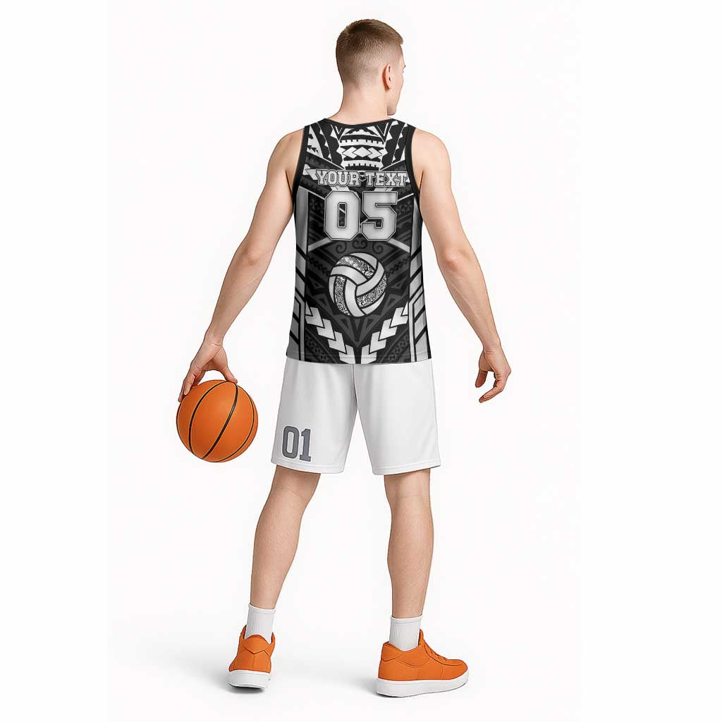 Custom Polynesia Beach Volleyball Basketball Jersey Polynesian Tribal Pattern - Polynesian Pride