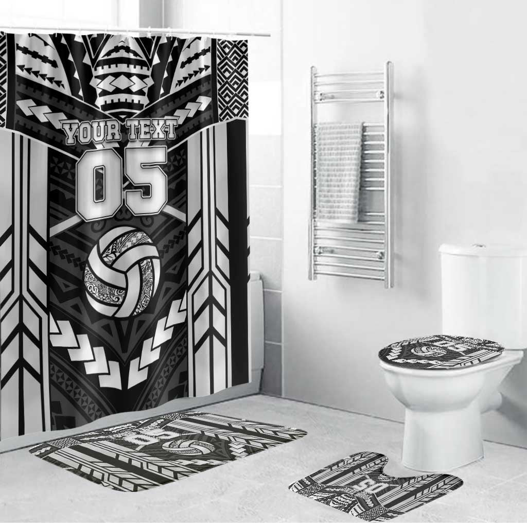 Custom Polynesia Beach Volleyball Bathroom Set Polynesian Tribal Pattern - Polynesian Pride