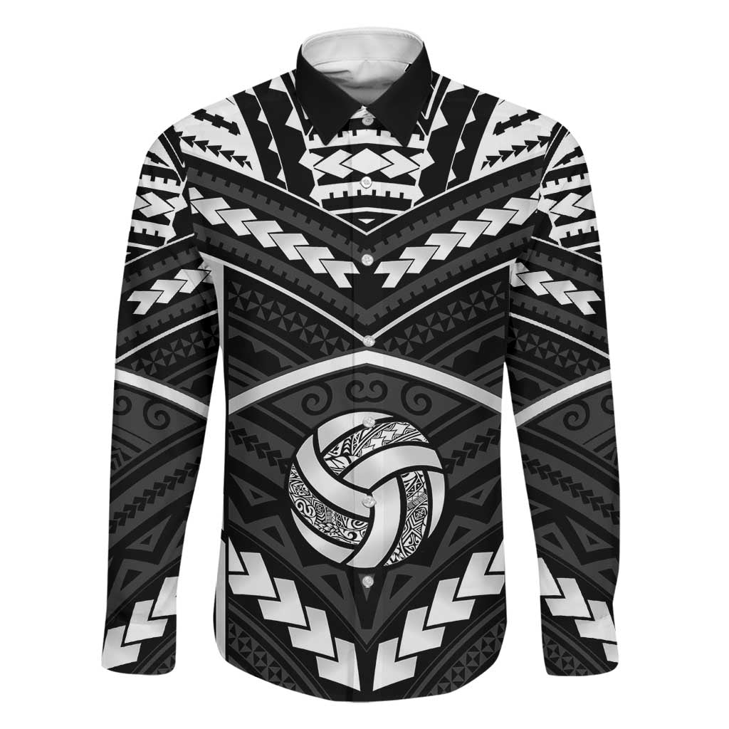 Custom Polynesia Beach Volleyball Family Matching Mermaid Dress and Hawaiian Shirt Polynesian Tribal Pattern - Polynesian Pride