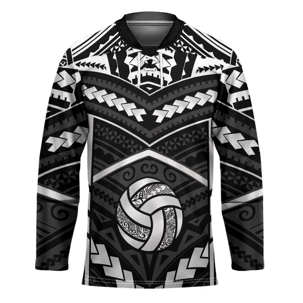 Custom Polynesia Beach Volleyball Hockey Jersey Polynesian Tribal Pattern - Polynesian Pride