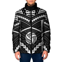 Custom Polynesia Beach Volleyball Padded Jacket Polynesian Tribal Pattern - Polynesian Pride