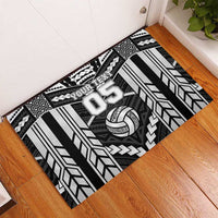 Custom Polynesia Beach Volleyball Rubber Doormat Polynesian Tribal Pattern - Polynesian Pride