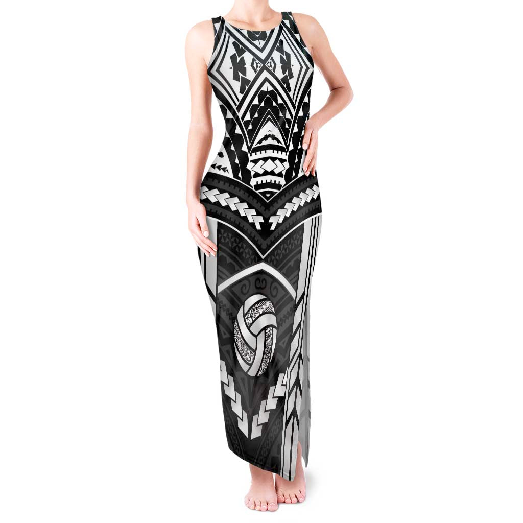 Custom Polynesia Beach Volleyball Tank Maxi Dress Polynesian Tribal Pattern - Polynesian Pride