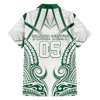Custom Hawaii Volleyball Family Matching Off Shoulder Maxi Dress and Hawaiian Shirt Polynesian Pattern - Polynesian Pride