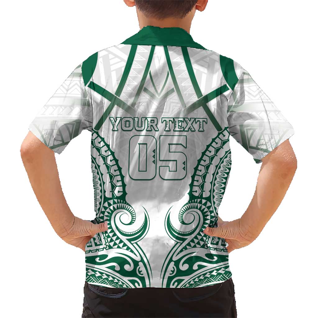 Custom Hawaii Volleyball Family Matching Summer Maxi Dress and Hawaiian Shirt Polynesian Pattern - Polynesian Pride
